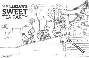 Sugar Act Cartoon