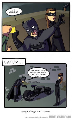 Funny photos funny Batman Catwoman bike
