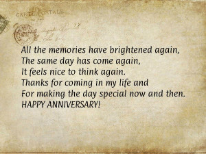 Wedding anniversary quotes for wife from husband