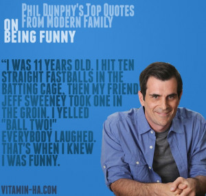 Phil Dunphy on Being Funny