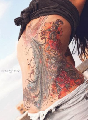 peacock+stomach+tattoo+++Amazing+Tattoo+Ideas.jpg