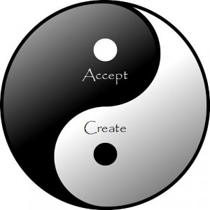 Yin / Yang Accept / Create Balance and heal.