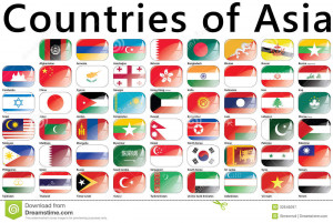 Countries Asia Flags National