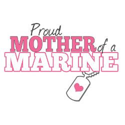 Mother of a US Marine - Jr. Jersey T-Shirt for