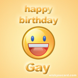 Say happy birthday to Gay with these free greeting cards