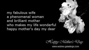 mother's day greetings from husband to wife