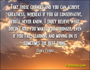 Part of growing up is just taking what you learn from that and moving ...