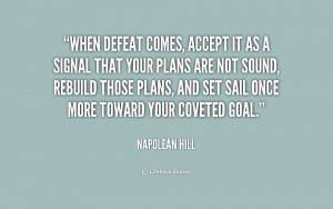 Quotes About Not Accepting Defeat