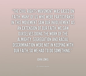 John Lewis Civil Rights Movement Quotes