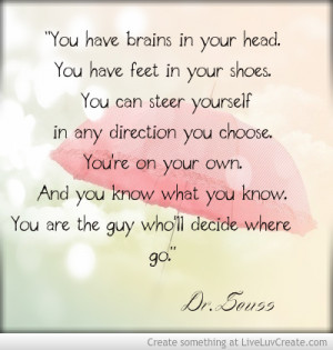 Rhyming Quotes About Being Yourself Dr seuss quote to inspire