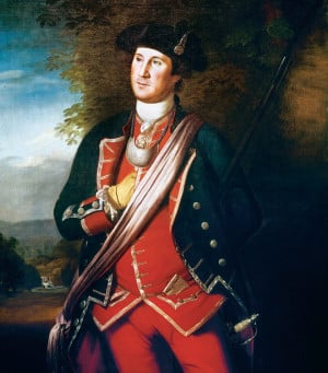 Portrait of George Washington by Charles Wilson Peale (Painted in 1772 ...