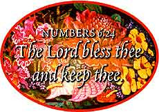 The Lord bless thee and keep thee.