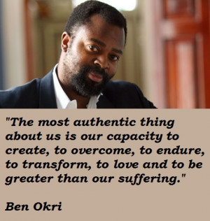 Ben Okri's quote #4