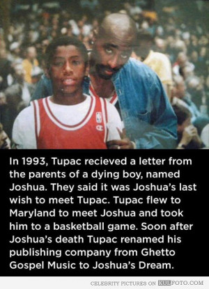 Tupac and Joshua's Dream - Touching story about terminally ill boy ...