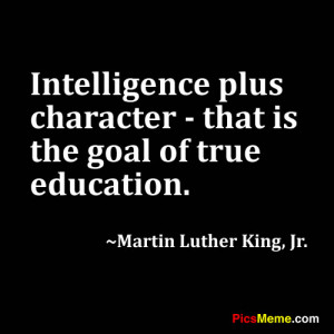 Intelligence Plus Character