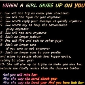 When a woman's fed up...