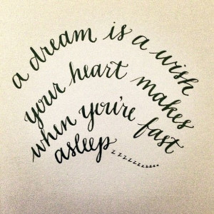 , Cinderella Quotes, Dreams, Handwritten Cinderella, Wall Art Quotes ...