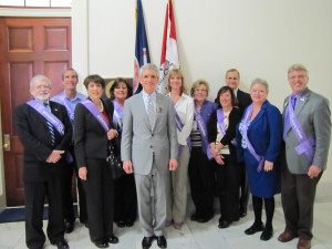 Our group from Virginia meeting with Congressman Scott Rigell