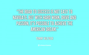 Hard Road to Success Quotes