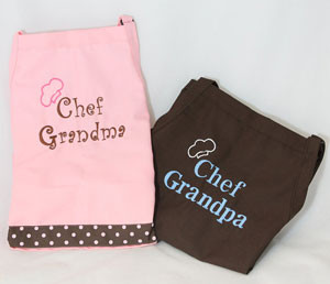 Shopmemento - Chef Grandma and Grandpa Aprons
