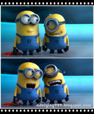 Despicable Me Minions Saying Bottom And recently 'despicable me 2'