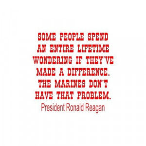 President Ronald Reagan Quote On Marine Corps Card Health