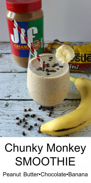 Chunky Monkey Smoothie - A delicious and healthy treat: Almonds Butter ...