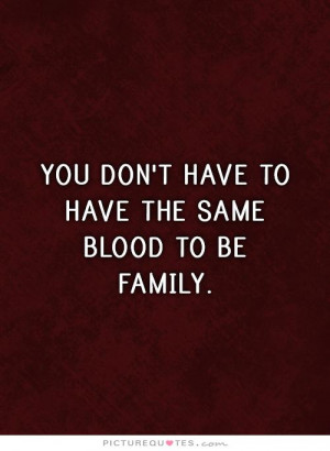 Family Quotes Blood Quotes