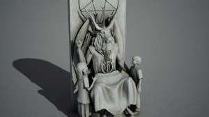 Satanic Temple unveils 7-foot goat-headed Baphomet statue for Oklahoma ...