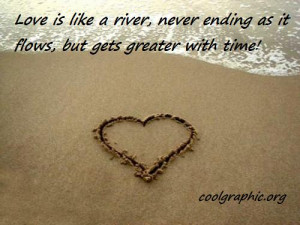 Love is like a river