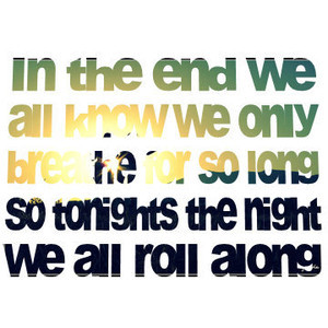 the maine lyrics :)