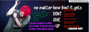 Gerard Way MCR Quotes cover