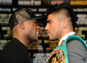 Photos: Mayweather vs Ortiz Final Conference Face-Off