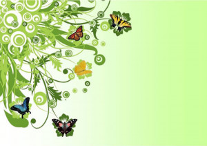 Fantasy Green Desktop Butterfly Background Wallpapers , here you can ...
