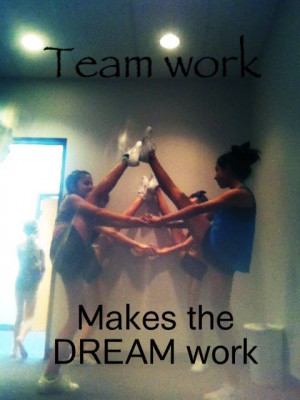 Team work , cheer , cheerleading , cheer quotes , dream Quotes Sayings ...