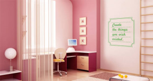 Create wall quote decals