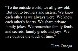 ... words #claraortega #siblings #Brothers #sisters #special #bond #family