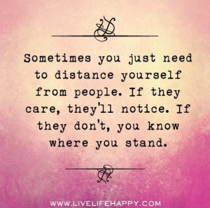 Know where you stand