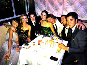 The cast of Revenge celebrate the show s recommission for Season 2