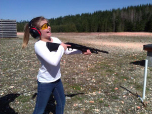 Awesome day shooting trap with my girls