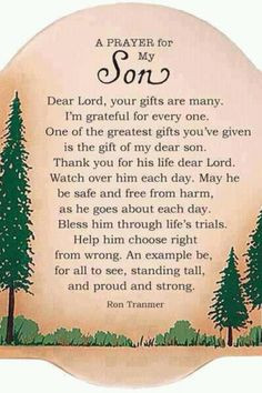 ... Marine, serving our country with a son of his own. I am so proud of