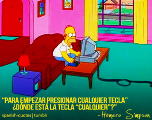 Homero Simpson #los simpson #caricaturas #citas #español #frases