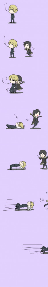 ... Pictures tags anime durarara orihara izaya heiwajima shizuo adorably