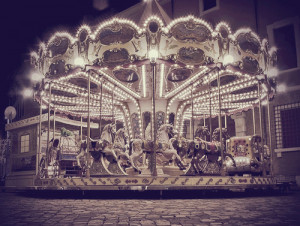 ... , lights, lovely, merry-go-round, night, photography, sweet, vintage
