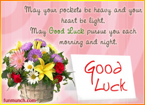 good luck wishes