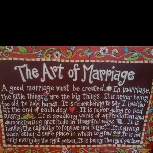 The art of marriage