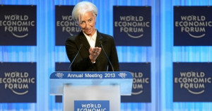 ... , toasted, fried and grilled.” Christine Lagarde (IMF) at #WEF