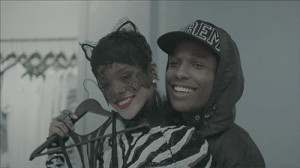 Rihanna and A$AP Rocky in 