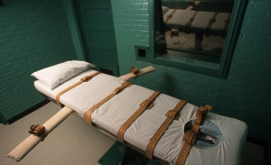 Death Row: The Texas death chamber in Huntsville prison, Texas. The ...