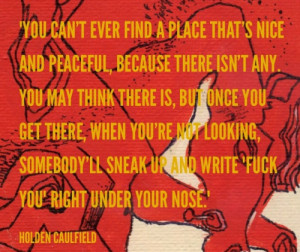 the catcher in the rye holden caulfield quote